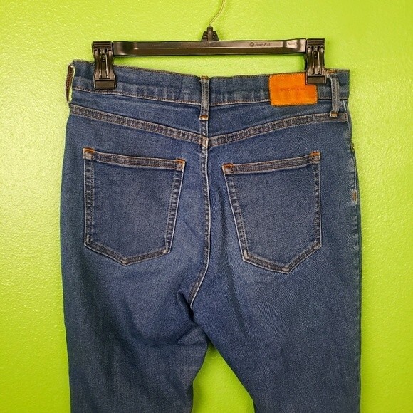 Everlane Women's High Rise Comfy Stretchy Denim Tappered Jeans SZ 28 Reg - Picture 3 of 10